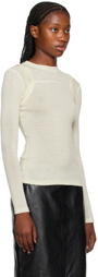 Maiden Name Off-White Eva Long Sleeve T-Shirt
