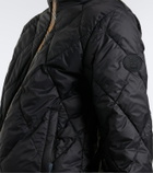 Burberry Burberry Check quilted puffer jacket