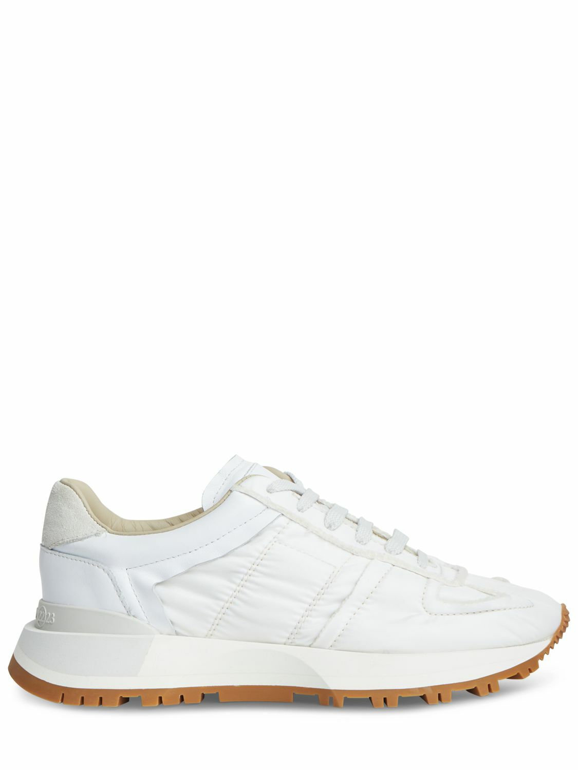 MAISON MARGIELA - 50/50 Leather & Nylon Sneakers Maison Margiela