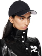 Courrèges Black Signature AC Cotton Cap