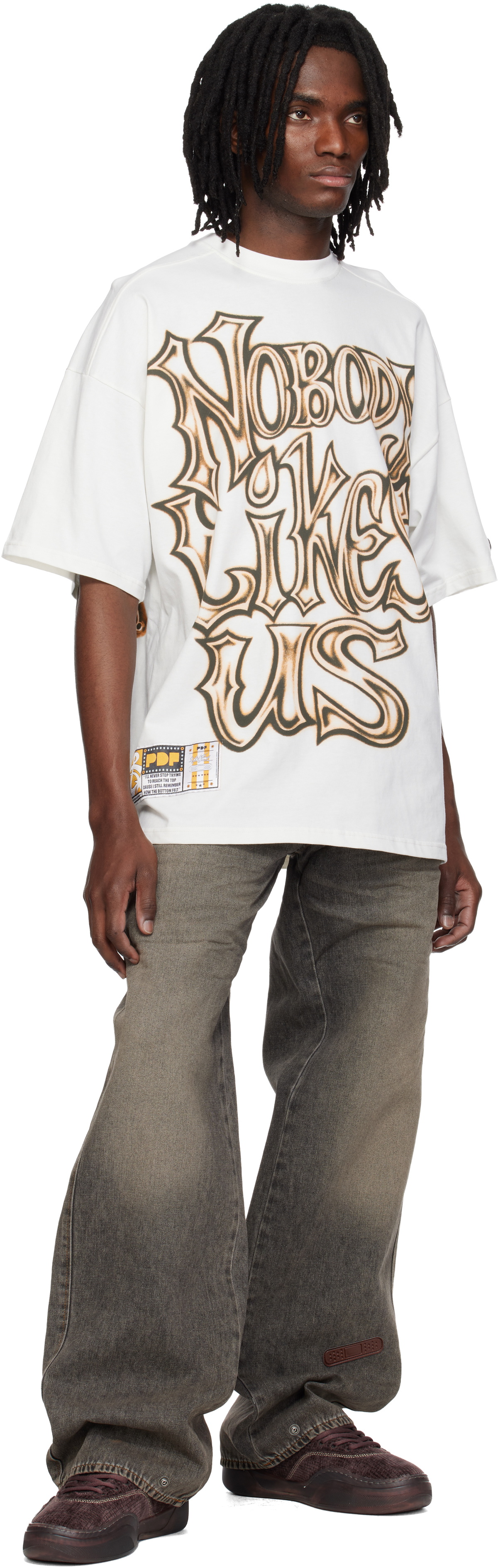 PDF Gray 'Rich Kid' Jeans