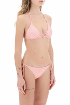 VERSACE baroque bikini top Pink