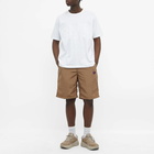 Needles Men's Logo Basketball Short in Camel