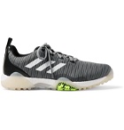 Adidas Golf - Codechaos Coated Mesh and Leather Golf Shoes - Black