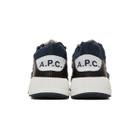 A.P.C. Navy Alvin Sneakers