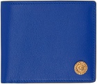 Versace Blue Medusa Biggie Wallet