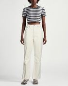 Re/done Womens Pants in Ivory