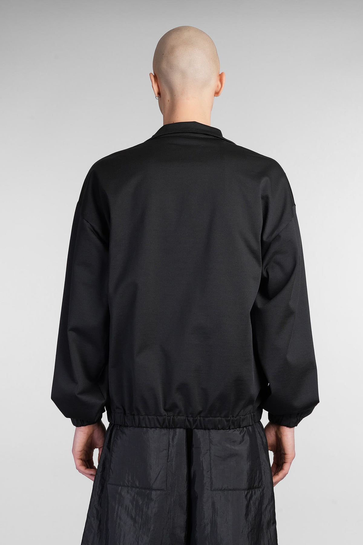 Jil Sander Sweatshirt In Black Cotton