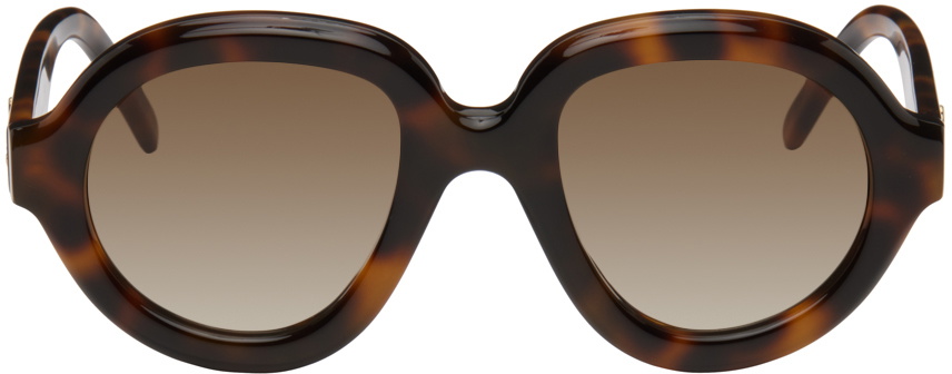 Loewe Tortoiseshell Round Sunglasses Loewe 2089