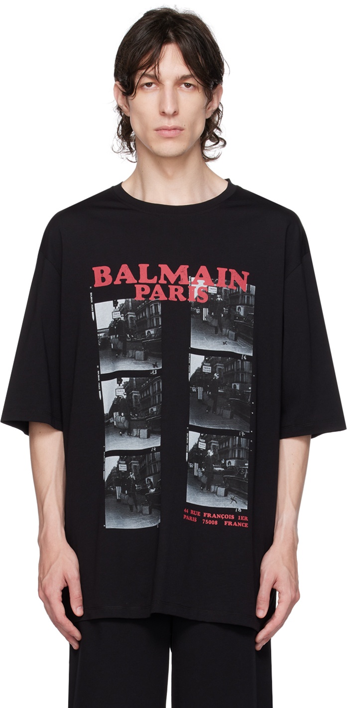 Balmain Black 44 T-Shirt Balmain