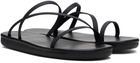 Ancient Greek Sandals Black Parthena Sandals