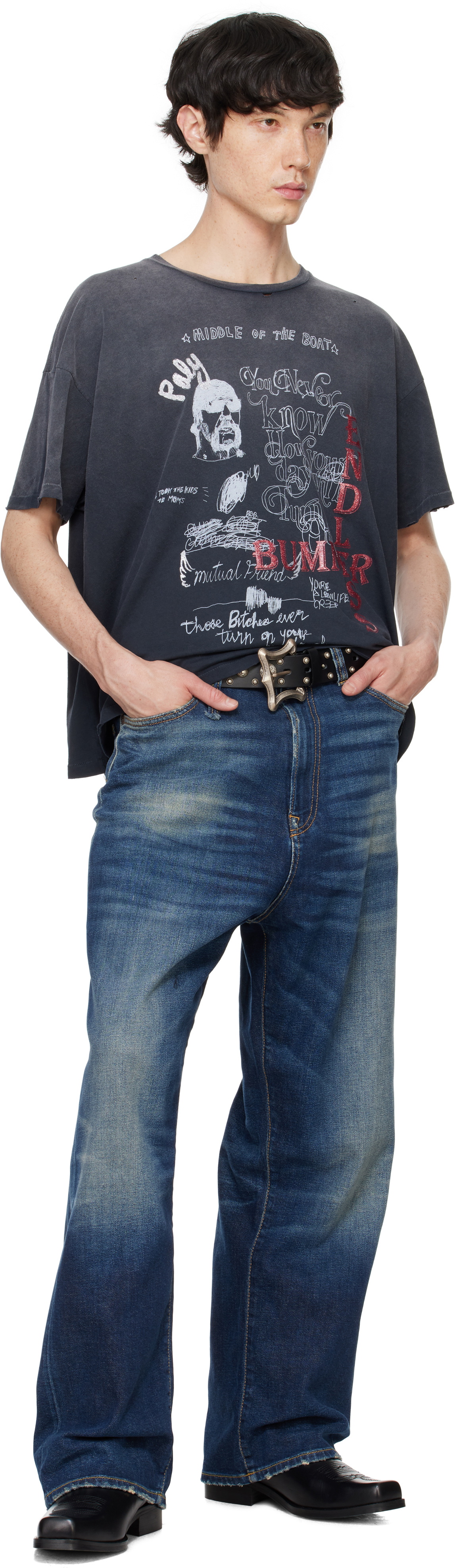 PALY Black 'Endless Bummer' T-shirt PALY