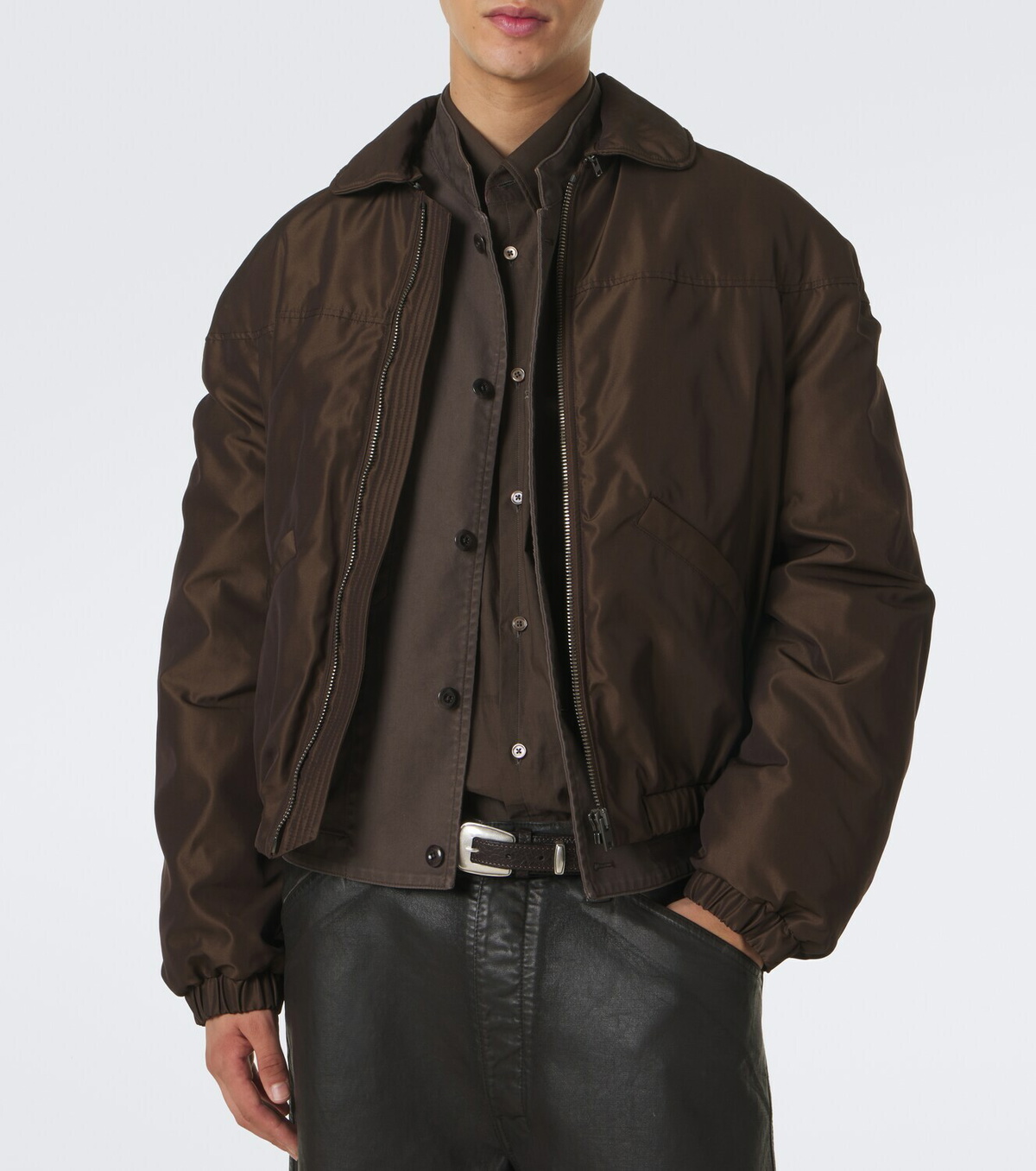 Lemaire Canvas blouson down jacket