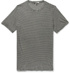 Isabel Marant - Leon Striped Linen and Cotton-Blend Jersey T-Shirt - Black