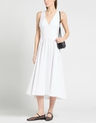 Alaïa Womens Midi dress in White