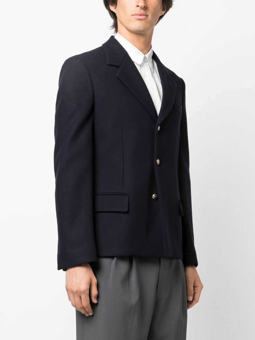 ジャケット Gucci Single-Breasted Wool Jacket 796295_Z8BT0_1200_001_100_0000