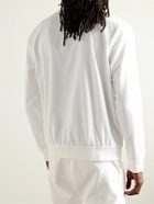 Nike Tennis - Court Heritage Logo-Appliquéd Tech-Jersey Tennis Jacket - White