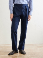 Polo Ralph Lauren - Straight-Leg Stretch Cotton-Blend Trousers - Blue