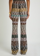 Missoni Striped Metallic-knit Trousers Multicoloured