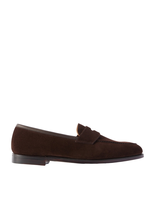 Photo: George Cleverley - Bradley II Suede Loafers - Brown