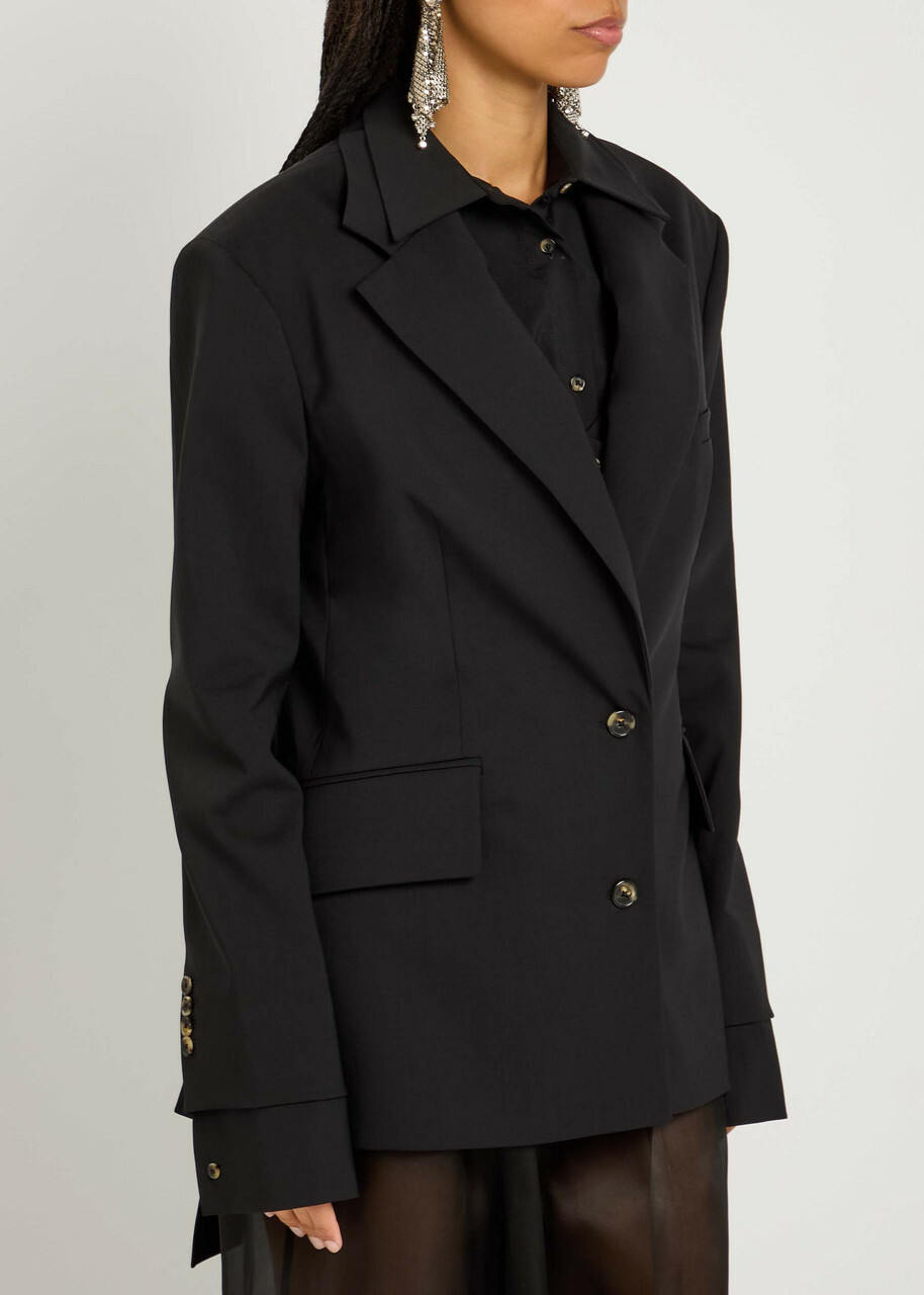 A.W.A.K.E Mode 3-in-1 Stretch-wool Jacket Black