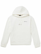 Jacquemus - Logo-Embroidered Organic Cotton-Jersey Hoodie - White