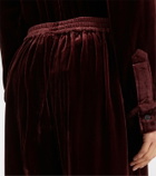 Asceno London velvet pajama pants