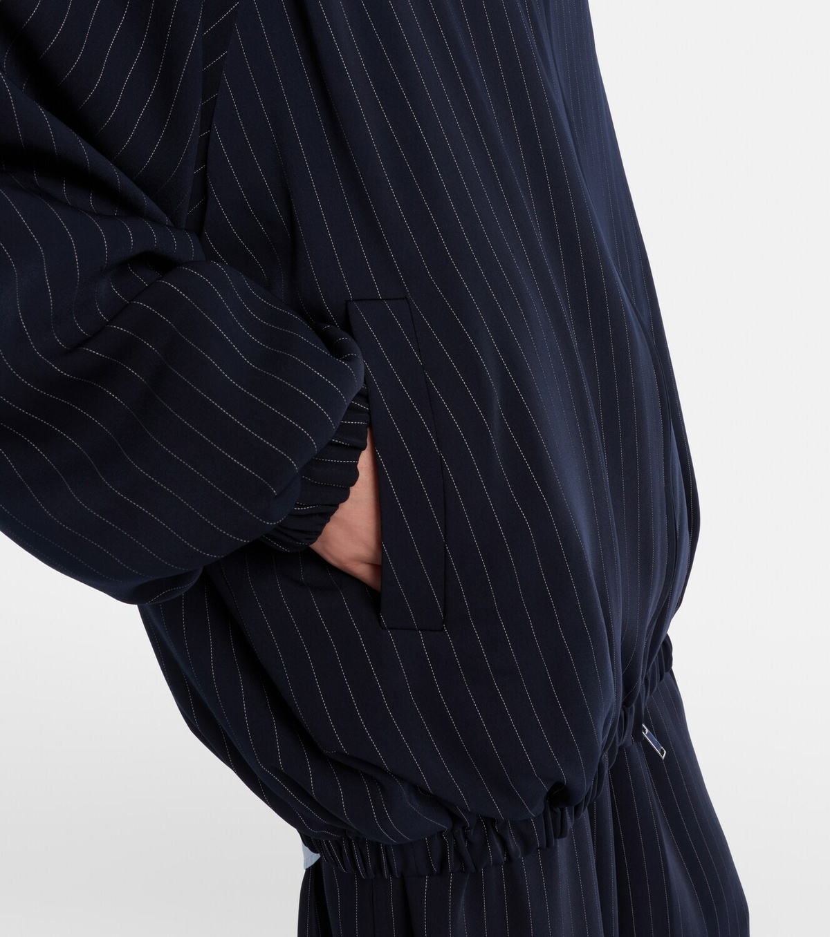 The Frankie Shop Baxter pinstripe oversized jacket