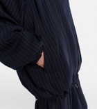 The Frankie Shop Baxter pinstripe oversized jacket