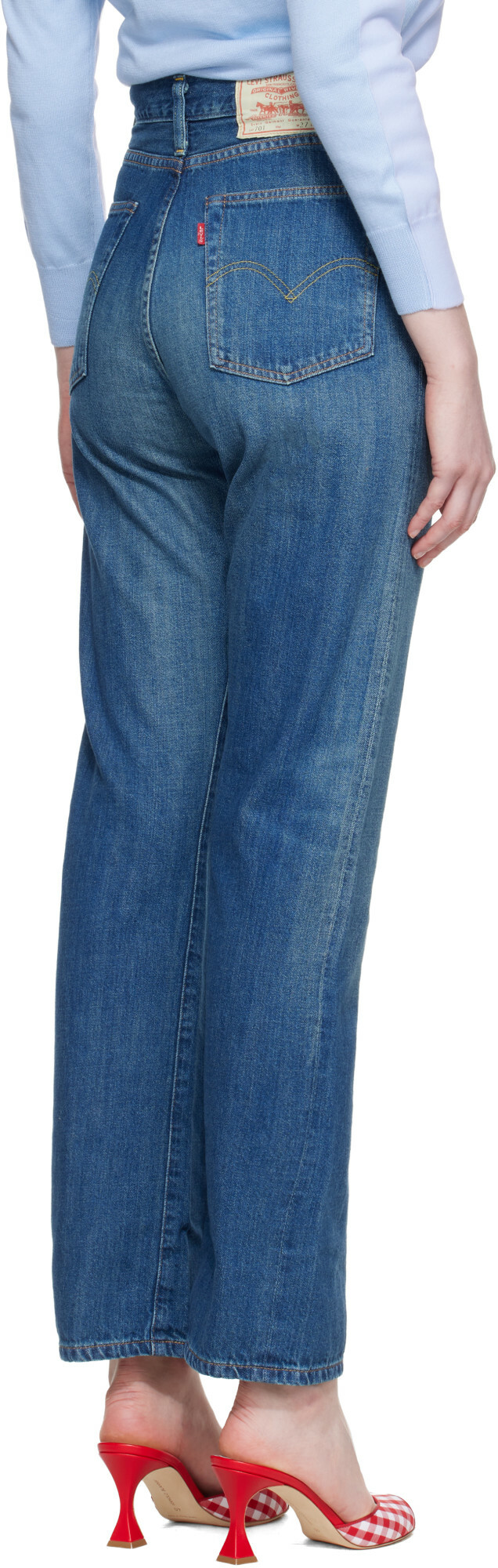 Levi's Blue 1950's 701 Jeans