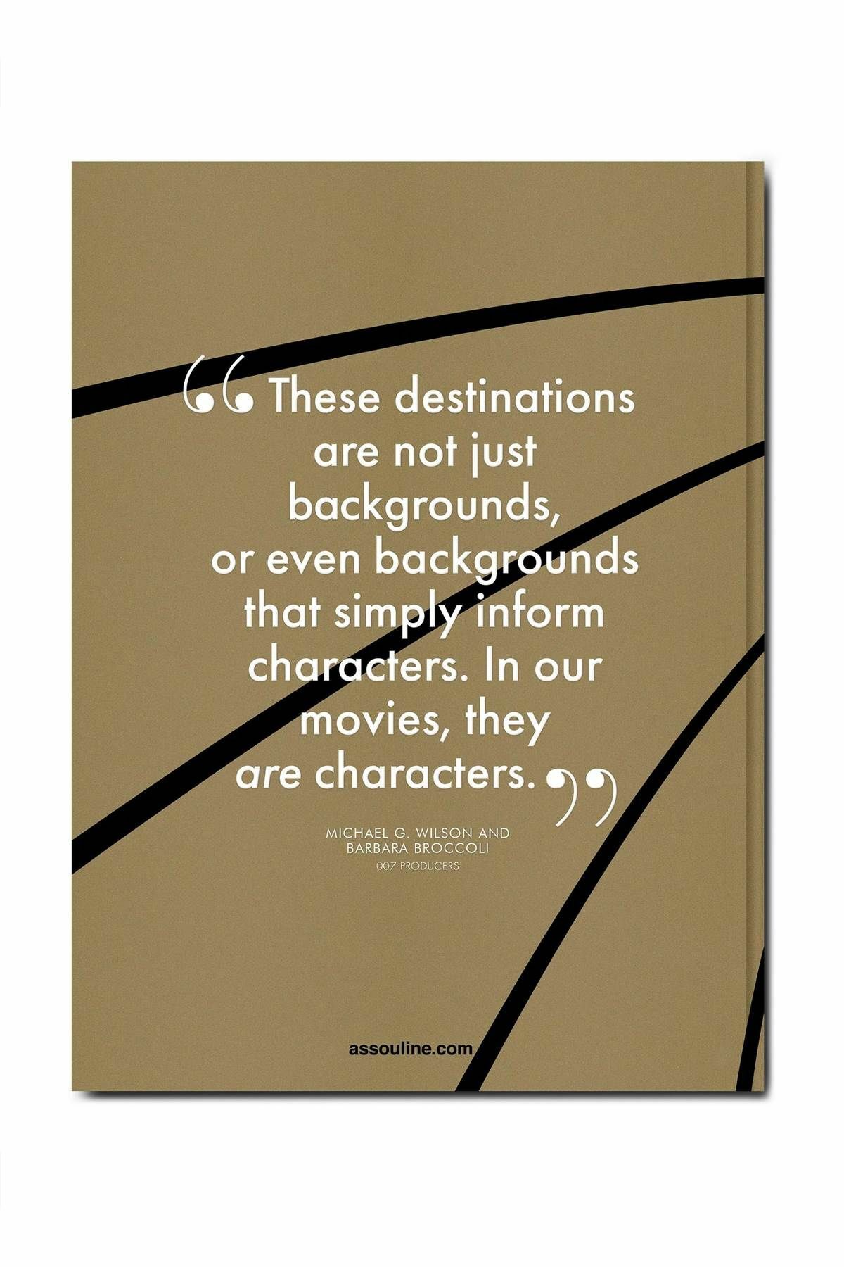 ASSOULINE james bond destinations Gold