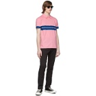 PS by Paul Smith Pink Stripe Sport Polo