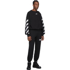 Off-White Black Airport Tape Sweatshirt