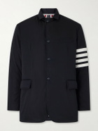 Thom Browne - Striped Shell Down Jacket - Blue