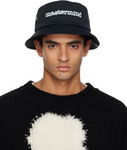 mastermind JAPAN Black Stitched Bucket Hat
