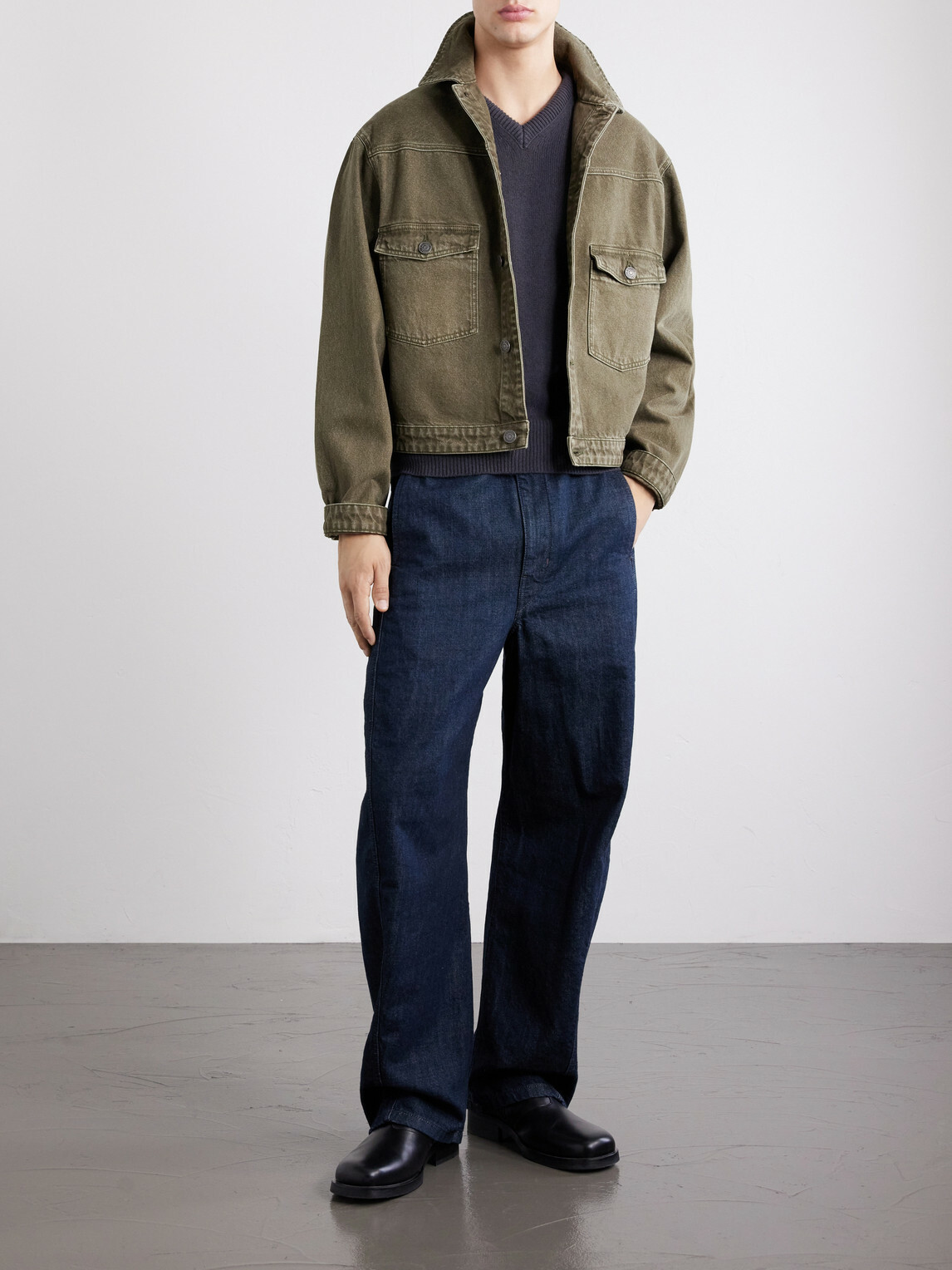 LEMAIRE - Cashmere Sweater - Gray