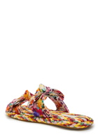 Zimmermann Carousel Printed Raffia Sliders Multicoloured