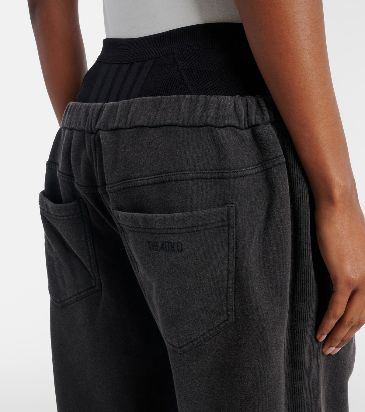 The Attico Cotton jersey sweatpants