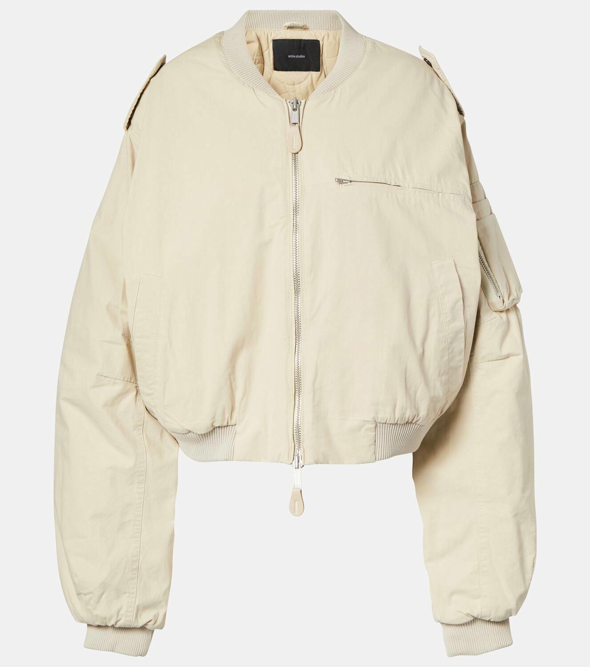 Entire Studios A-4 cotton canvas bomber jacket