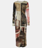 Vivienne Westwood Boulle printed midi dress