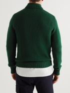 Drake's - Wool Rollneck Sweater - Green