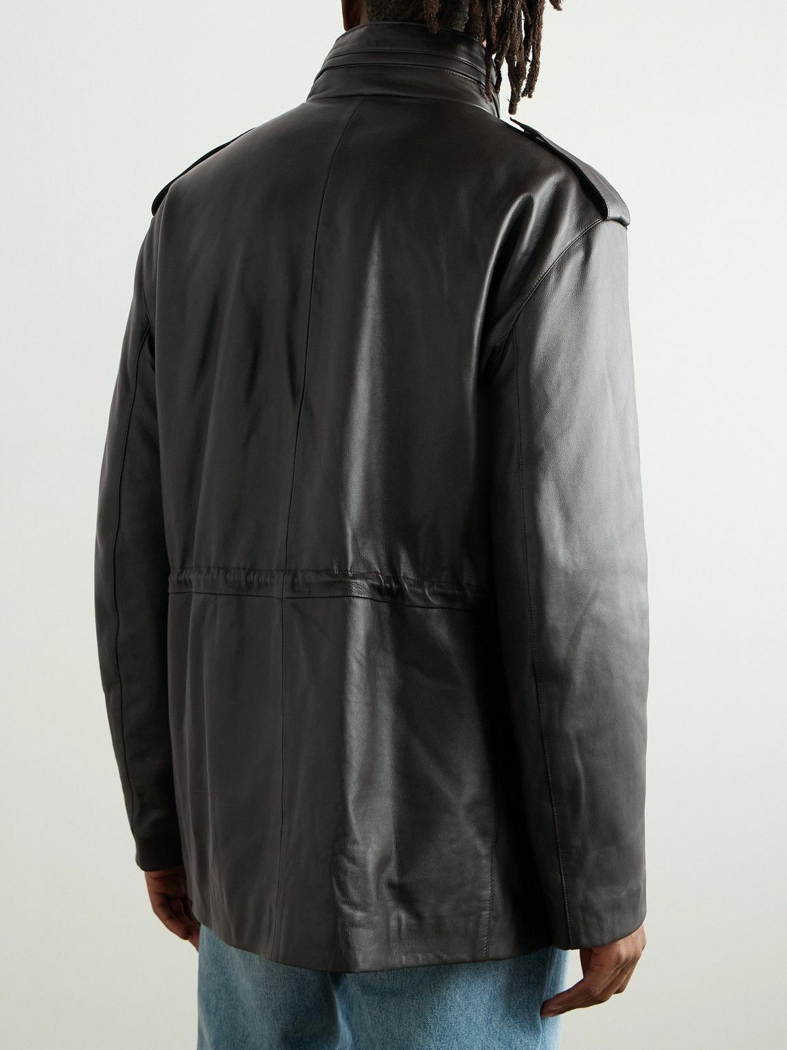 Nili Lotan - Liri Leather Jacket - Brown