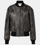 Marant Etoile Crisley faux leather bomber jacket