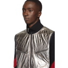 3.1 Phillip Lim Reversible Silver Foil Padded Vest