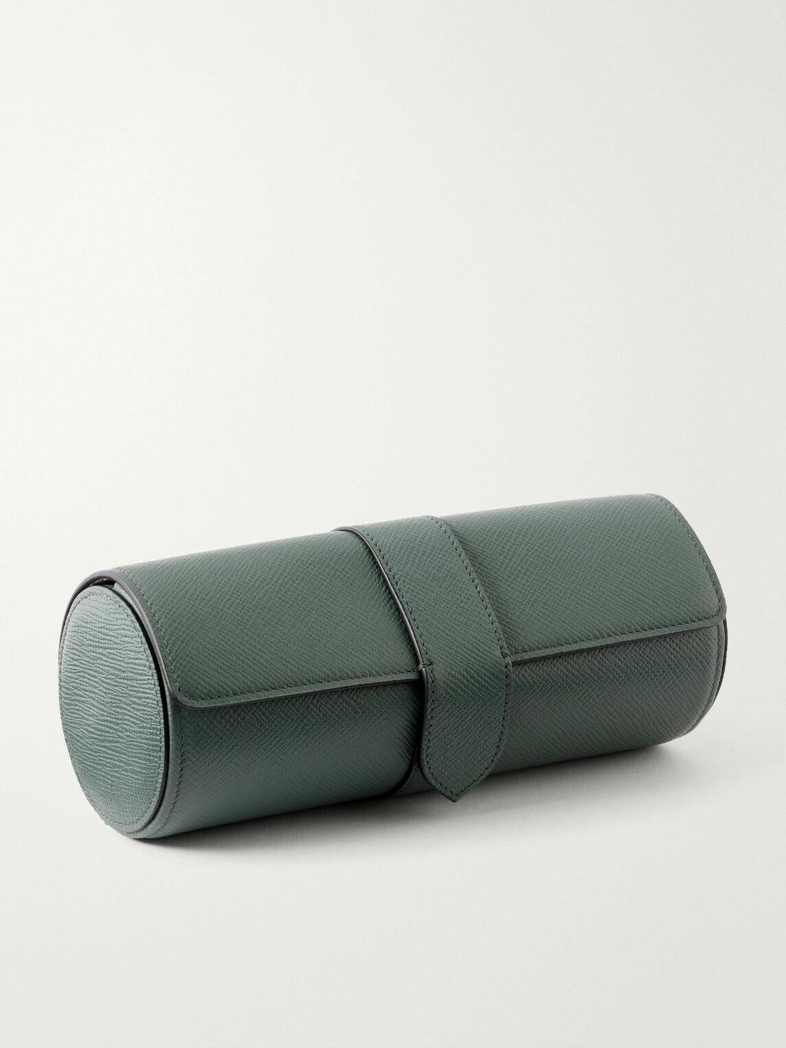 Smythson - Full-Grain Leather Watch Roll