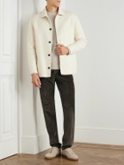 Eleventy - Straight-Leg Stretch Cotton and Modal-Blend Corduroy Trousers - Brown
