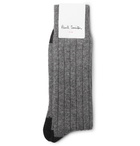 Paul Smith - Ribbed-Knit Socks - Men - Gray