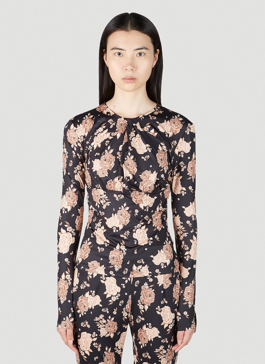 Rokh Floral Jersey Top