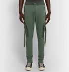 AMIRI - Slim-Fit Tapered Cotton-Jersey Cargo Sweatpants - Green