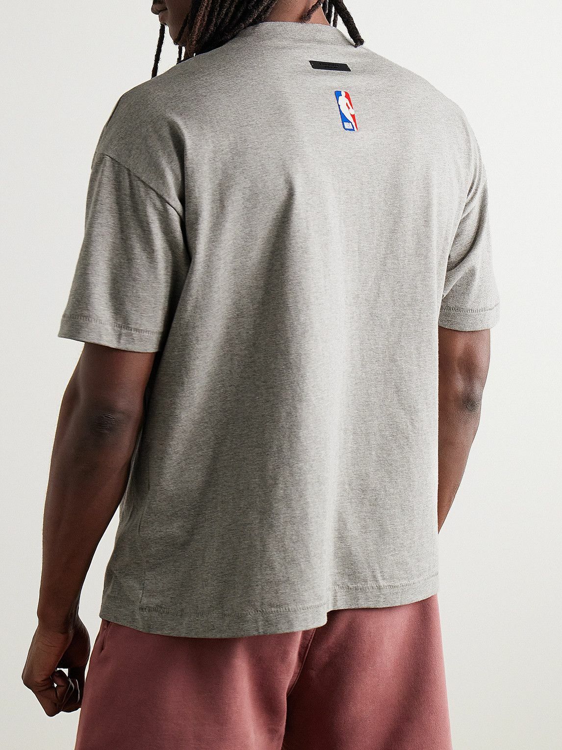 FEAR OF GOD ESSENTIALS - NBA Lakers Appliquéd Cotton-Jersey
